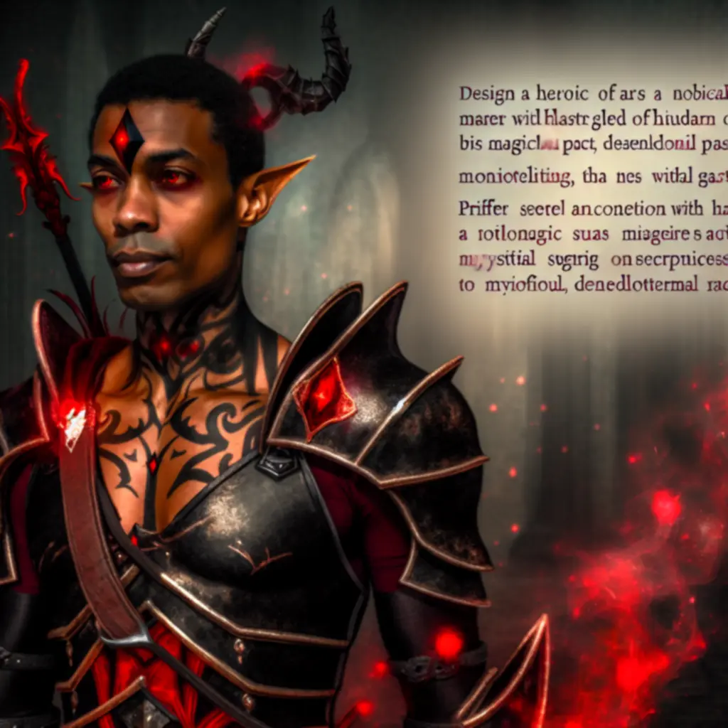 Wyll — czarnoksiężnik związany piekielnym paktem.