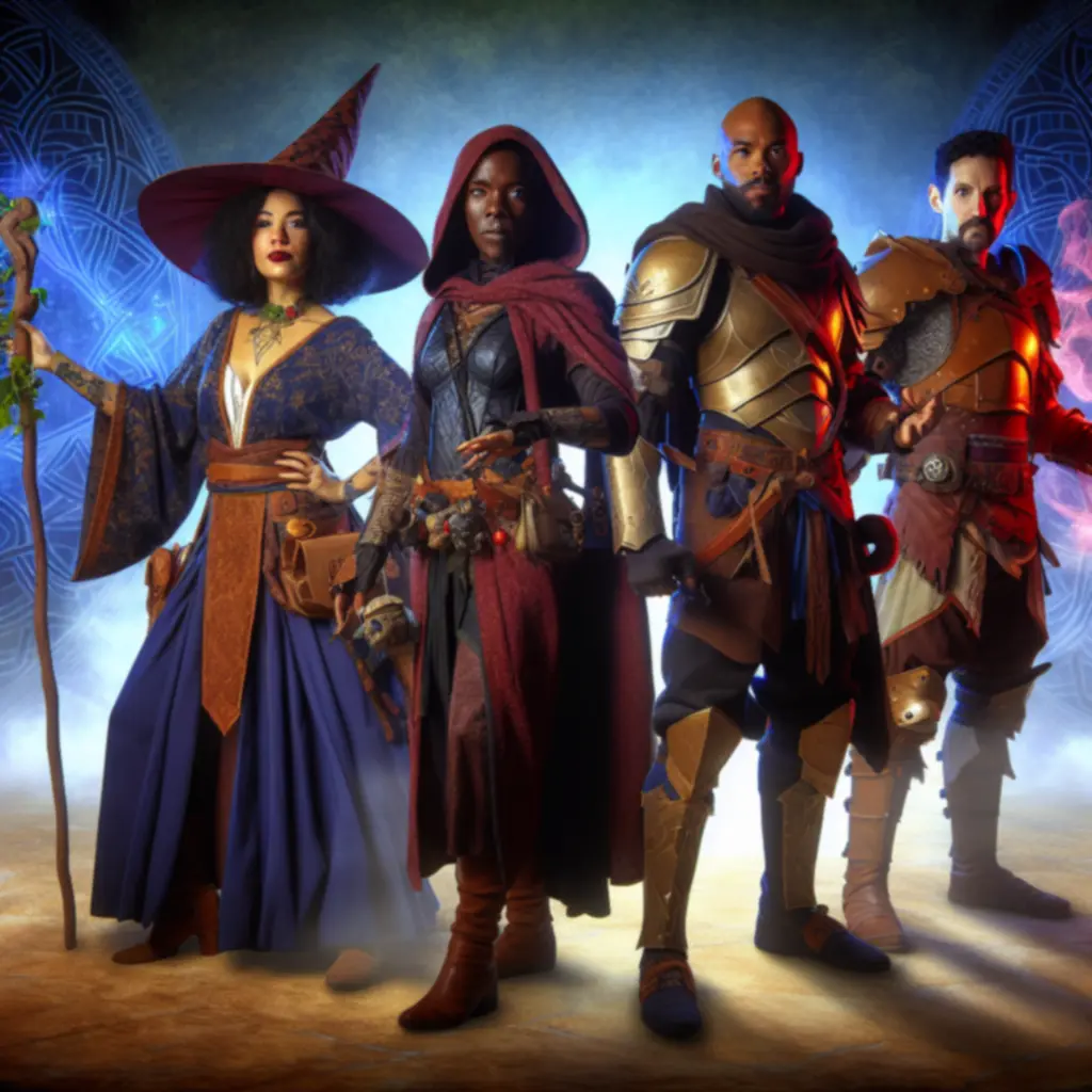 Drużyna bohaterów BG3: czarodziej, łotr i wojownik gotowi do przygody.