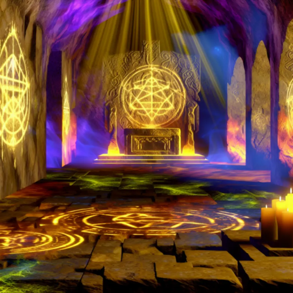 Koncept art – kamienne sanktuarium